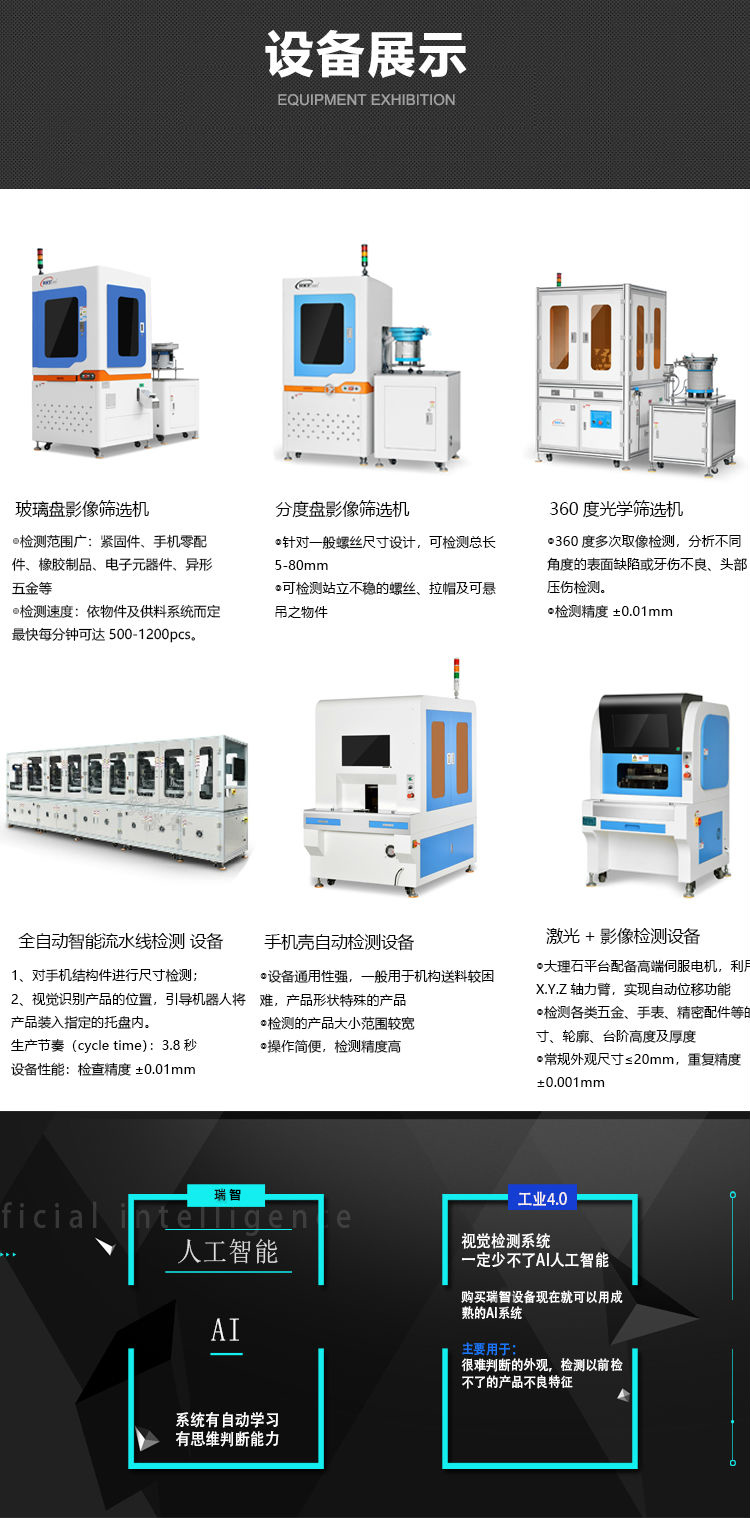 瑞智光電設備展示